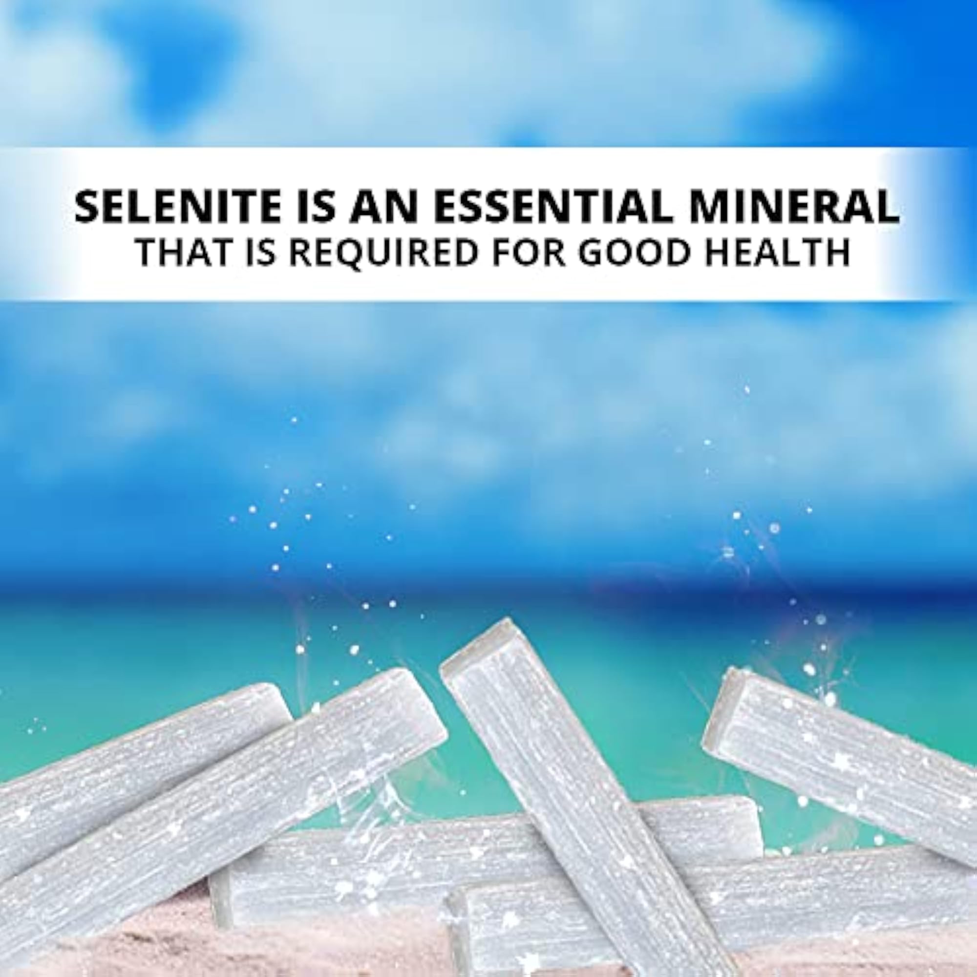 Selenite Crystal Sticks for Healing and Meditation